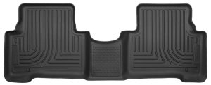 Hyundai Santa Fe Floor Mats - Rear - Husky Liners - WeatherBeater Series - Black - `13-`15